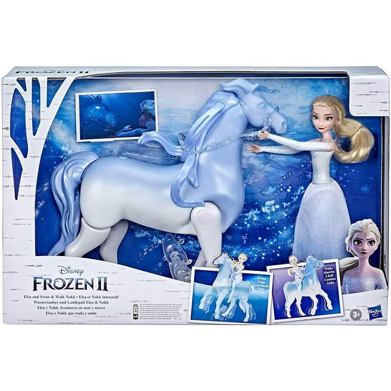 Hasbro Frozen Elsa e Il Cavallo Nokk Elettronico 3a+