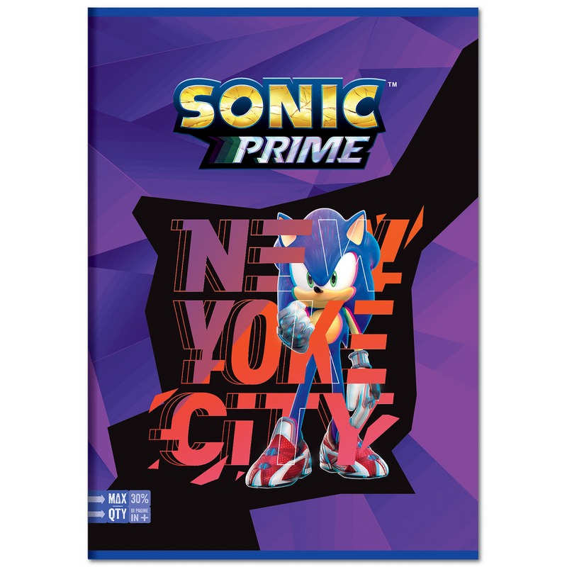 Maxi Quaderno - Sonic 2 - Cartolibreria Skizzo